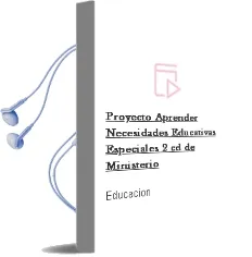 Descargar AudioLibro Proyecto Aprender. Necesidades Educativas Especiales. 2 ( cd ). de Ministerio De Educación año 1990