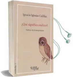 Descargar AudioLibro Que Significa Analizar? de Ignacio Iglesias Colillas año 1990