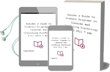 Descargar AudioLibro Insider\'S Guide to Graduate Programs in Clinical and Counseling Psychology 2010/2011, 7ª edc de Sayette año 1990