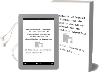 Descargar AudioLibro Metodología Integral de Evaluación de Proyectos Sociales. Indicadores de Resultados e Impactos de E. Marcela; Scavuzzo, José; Taborda, Alberto M. & Buthet, Carlos Rodríguez año 1990