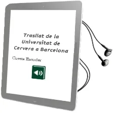Descargar AudioLibro Trasllat de la Universitat de Cervera a Barcelona de Cuesta Escuder año 1990