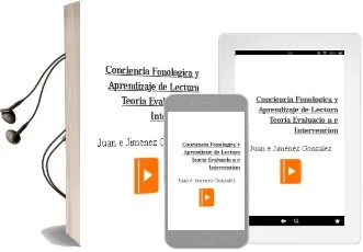 Descargar AudioLibro Conciencia Fonologica y Aprendizaje de Lectura: Teoria, Evaluacio n e Intervencion de Juan E. Jimenez Gonzalez año 1995