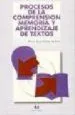 AudioLibro Procesos de la Comprension, Memoria y Aprendizaje de Textos de Maria Rosa Elosua De Juan