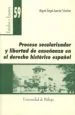 AudioLibro Proceso Secularizador y Libertad de Enseñanza en el Derecho Histo Rico Español de Miguel Angel Asensio Sanchez