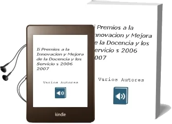 Descargar AudioLibro Ii Premios a la Innovacion y Mejora de la Docencia y los Servicio s 2006/2007 de Varios Autores año 2002