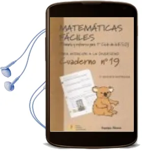 Descargar AudioLibro Matematicas Faciles (Primaria y Refuezo para 1er Ciclo de la Eso) . Cuaderno nº 19 (Para Atencion a la Diversidad) de Varios Autores año 2003