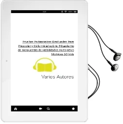 Descargar AudioLibro Pruebas Pedagogicas Graduadas para Prescolar y Ciclo Inicial (Sob re 3: Cuaderno de Respuestas de Habilidades Perceptivo-Motrices) (10 Vols.) de Varios Autores año 2003
