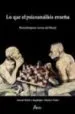 AudioLibro Lo que el Psicoanalisis Enseña (Anexo Sujeto y Topologia de Anton io Palao) de Maria Amparo Garcia Del Moral