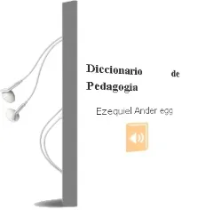 Descargar AudioLibro Diccionario de Pedagogia de Ezequiel Ander Egg año 2003