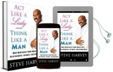 Descargar AudioLibro Act Like a Lady, Think Like a Man: What men Really Think About lo ve Relationships, Intimacy, and Commitment de Steve Harvey año 2009