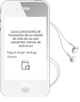 Descargar AudioLibro Ccva, Cuestionario de Evaluacion de la Calidad de Vida de los ado Lescentes. Manual de Aplicacion de Miguel Angel Verdugo Alonso año 2014
