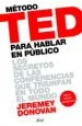 AudioLibro Metodo ted para Hablar en Publico: Los Secretos de las Conferencias que Triunfan en Todo el Mundo de Jeremey Donovan
