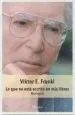 AudioLibro Lo que no Esta Escrito en mis Libros: Memorias de Victor E. Frankl