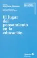 AudioLibro El Lugar del Pensamiento en la Educacion: Textos de Matthew Lipman de Matthew Lipman