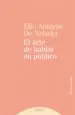 AudioLibro El Arte de Hablar en Público de Elio Antonio De Nebrija